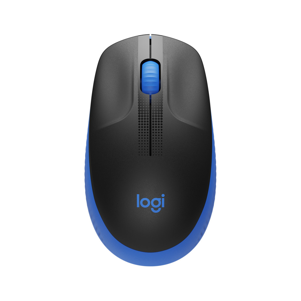 Mouse Logitech Inalambrico M190 Azul Ambidiestro 910-005903