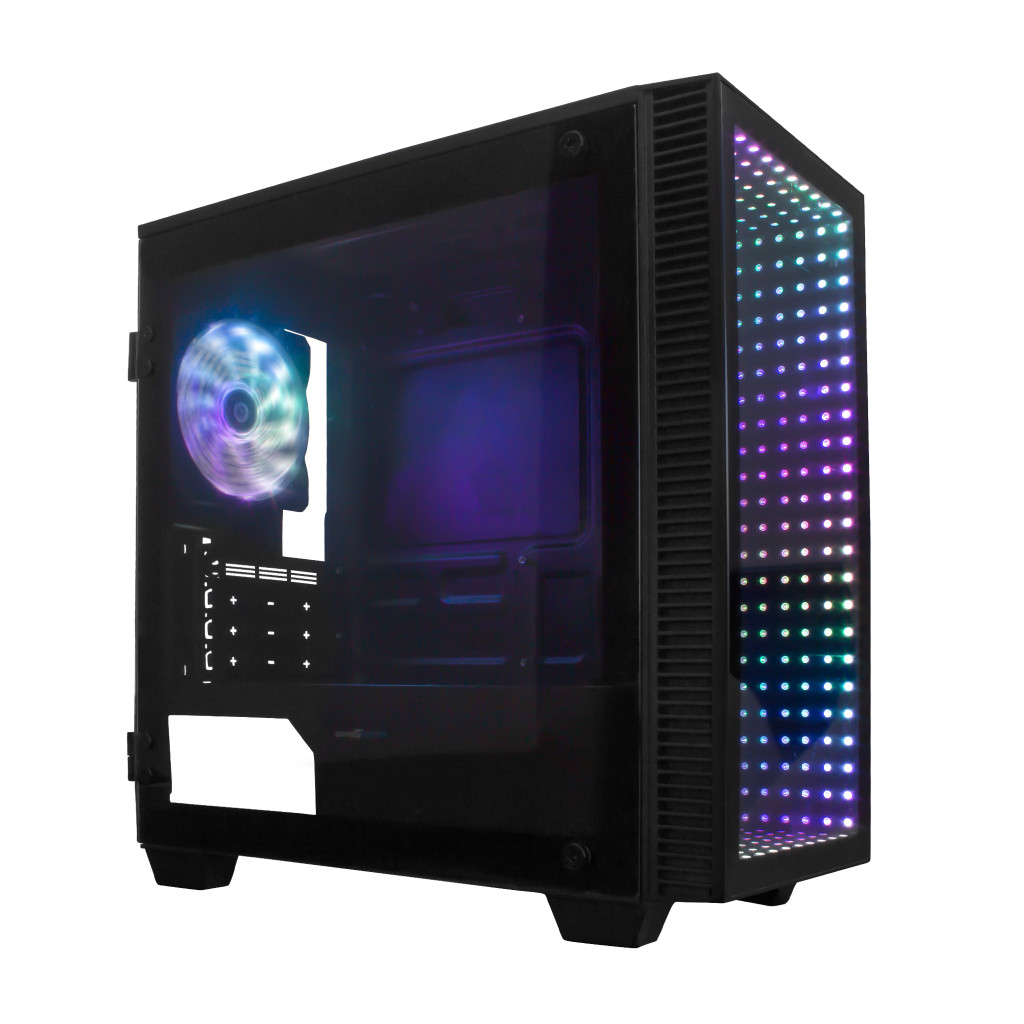 Gabinete Game Factor Csg560 Optcal Atx Rgb Cristal Templado