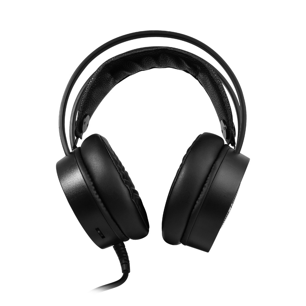 Diadema Gamer Vorago Start The Game Hs-502 3.5Mm Rgb 50Mm Negro
