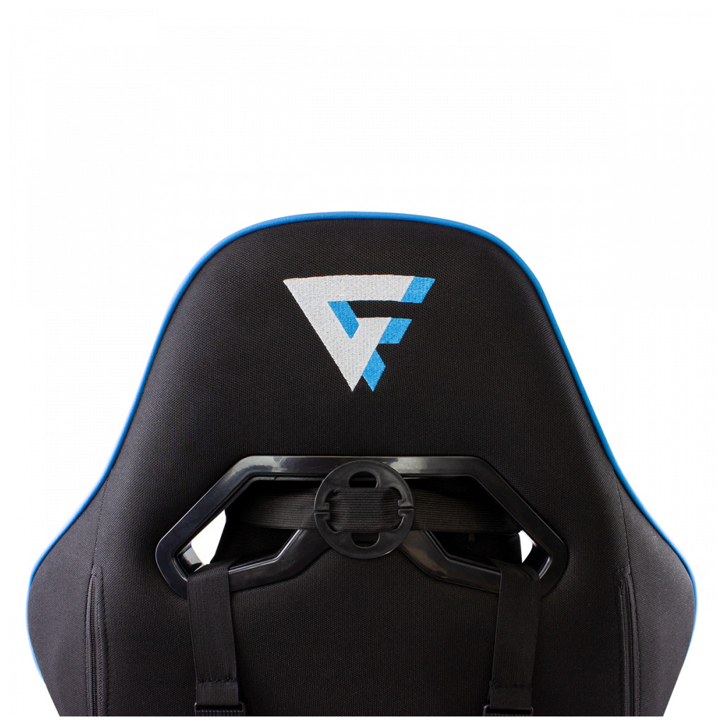 Silla Gamer Game Factor Cgc600 V2 Negro/Azul Tela Reclinable OPEN BOX A