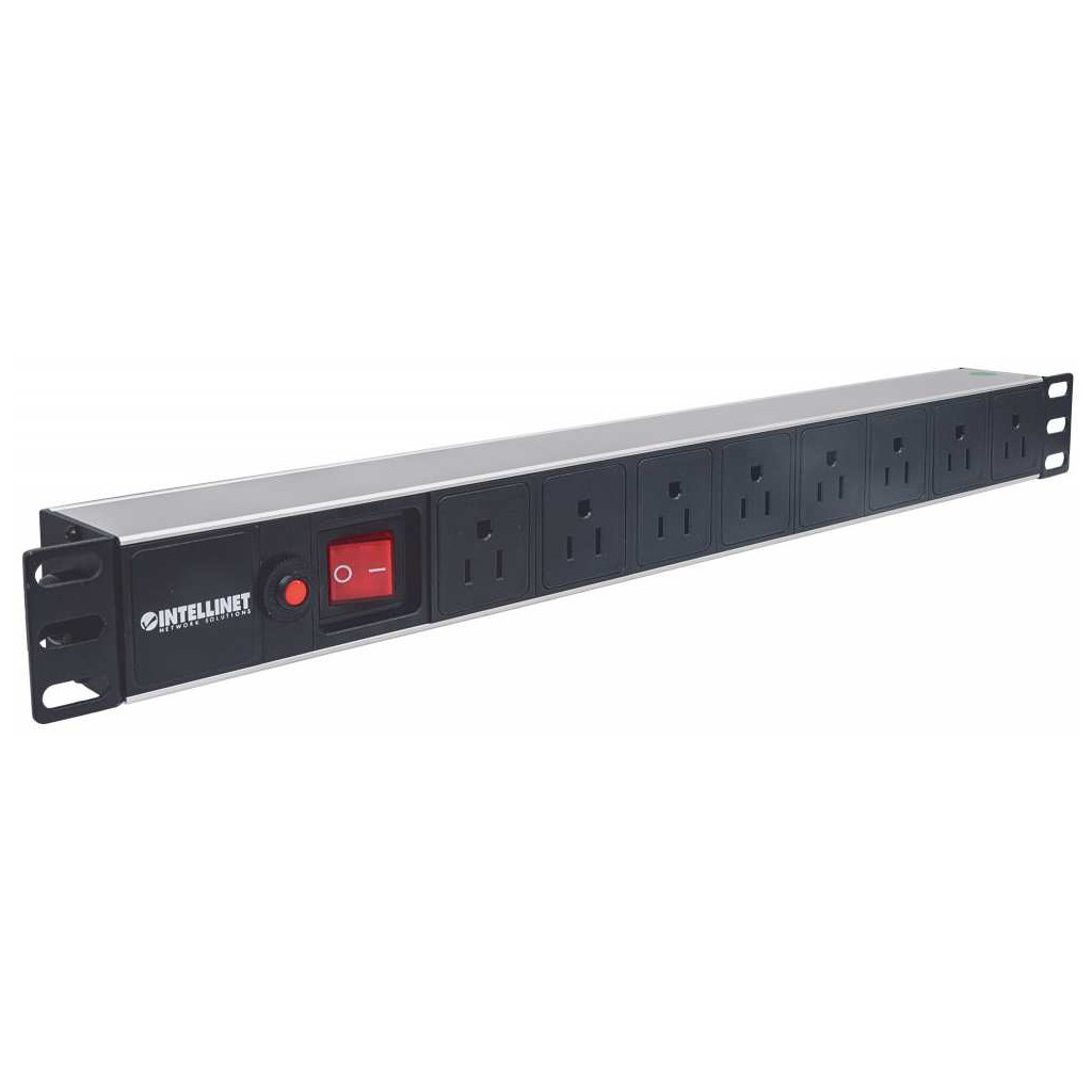 Pdu Intellinet Barra Multicontacto 8 Contactos Supresor Rack 713993