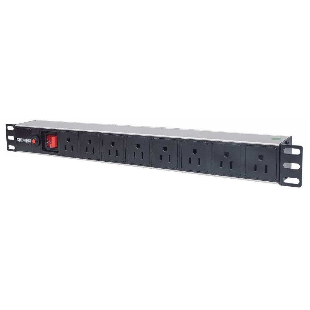 Pdu Intellinet Barra Multicontacto 8 Contactos Supresor Rack 713993
