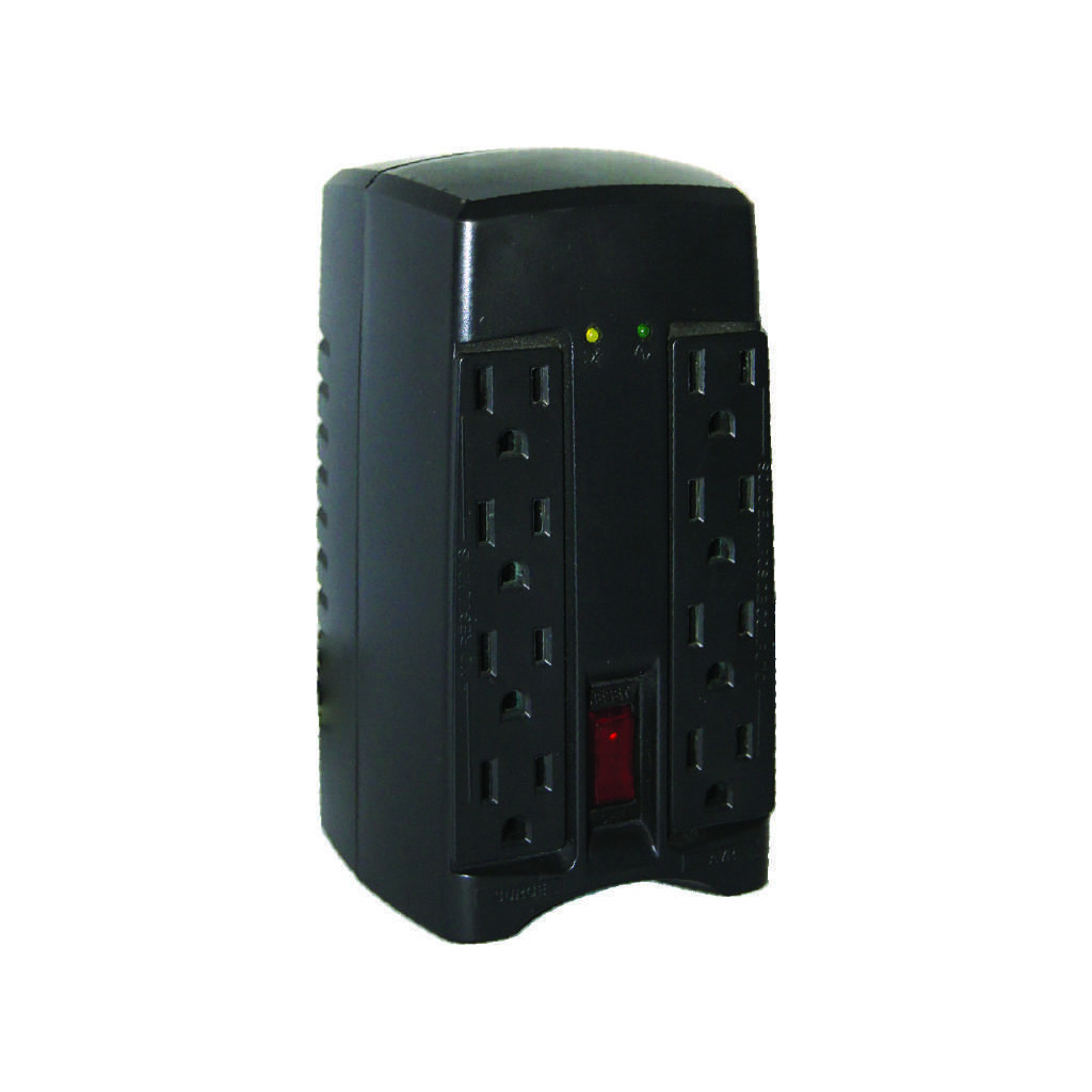Regulador De Voltaje Vica T-1 400W 750Va 8 Contactos