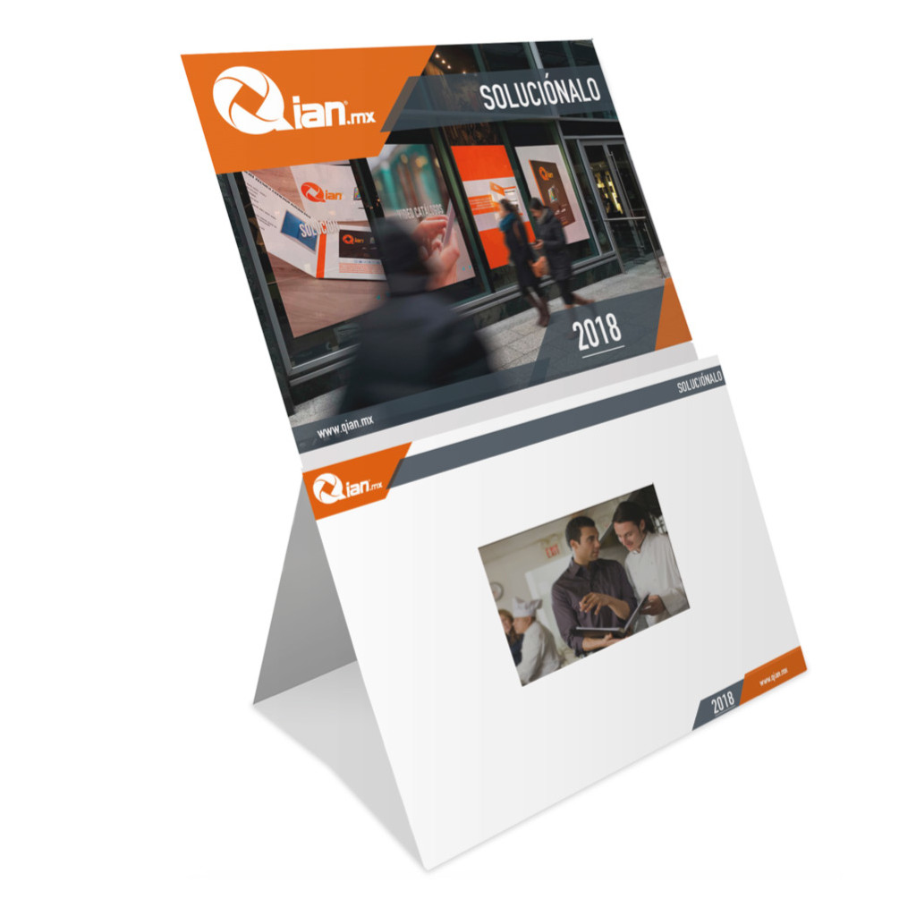 Catalogo Video Calendario Qian Yewu Qvc431801 4.3" 128Mb Blanco