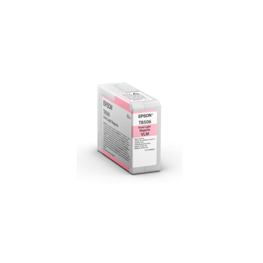 Tinta Epson T85060N Magenta Claro Vivo 80Ml Original C13T85060N