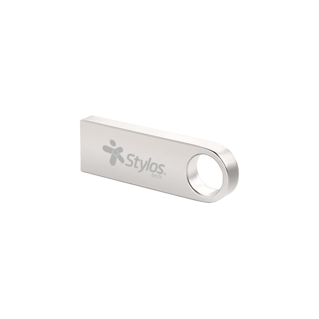 Memoria Usb Stylos 8Gb Flash 2.0 Plata (Stmusb1B)
