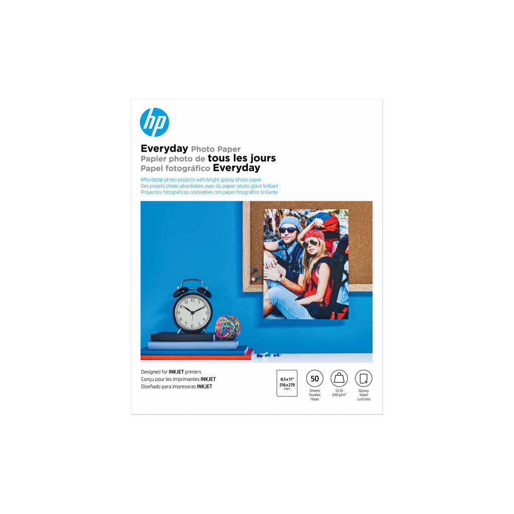 Papel fotográfico Hp Everyday Semi Gloss Photo Paper A 50Hjs Q8723A