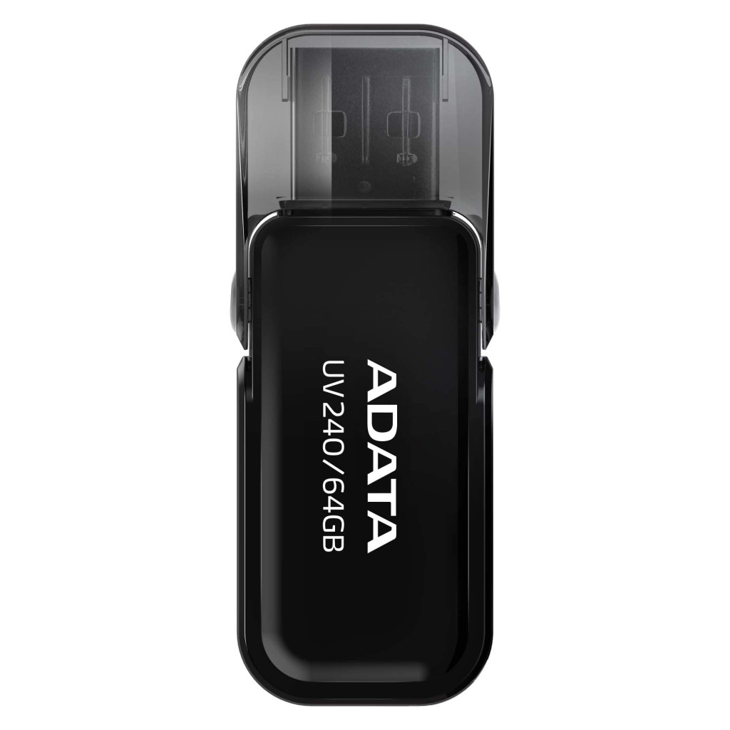 Memoria Usb Adata 64Gb 2.0 Auv240 Negra Auv240 64G Rbk