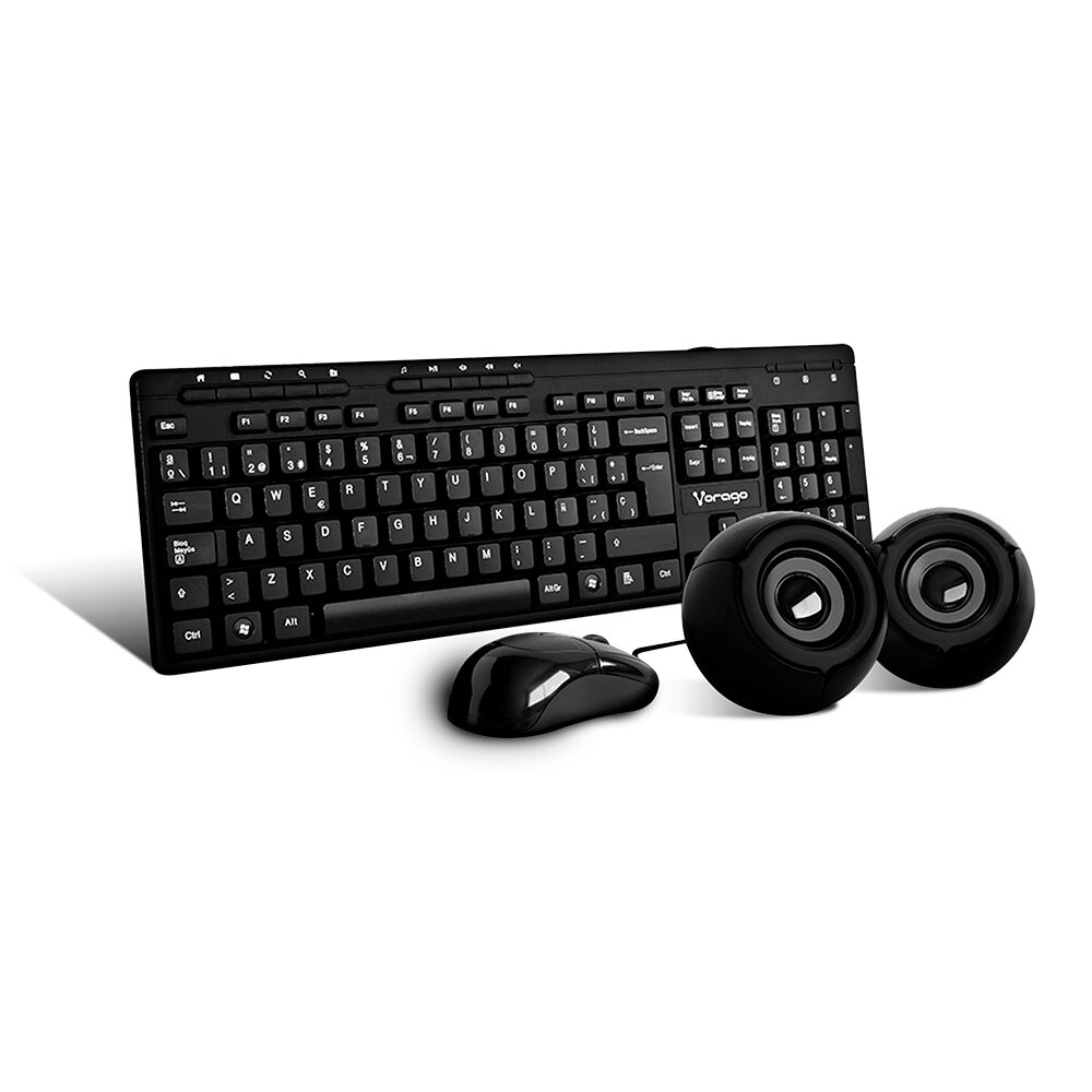 Kit Teclado / Mouse / Bocinas Vorago Kms-104