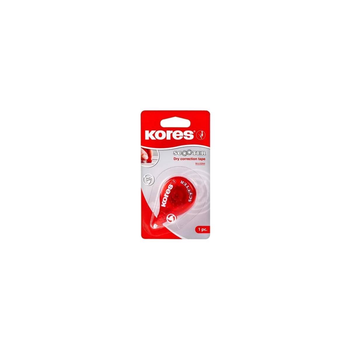 Corrector Kores Scooter Tipo Cinta 8M X 4.2Mm Blister 848239