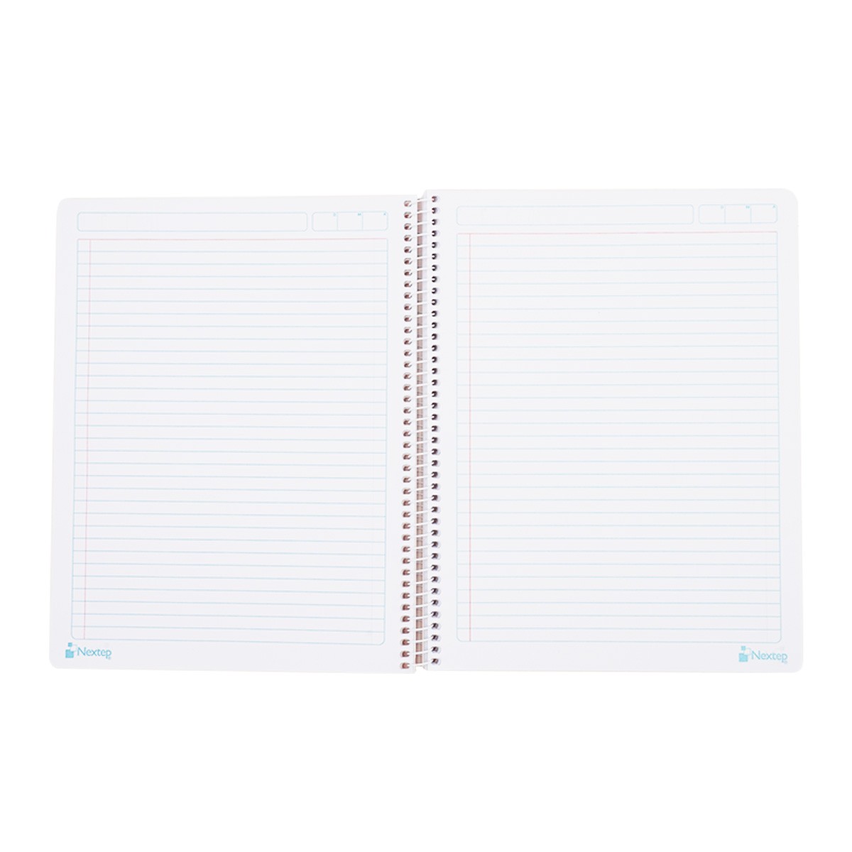 Cuaderno Nextep Ne-007R Profesional Raya 100 Hojas Espiral Rojo