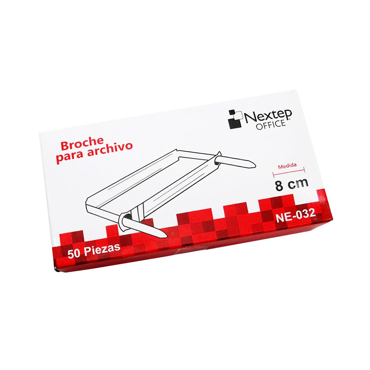 Bundle Broche Para Archivos Nextep Ne-032 B No. 8Cm 50 Piezas