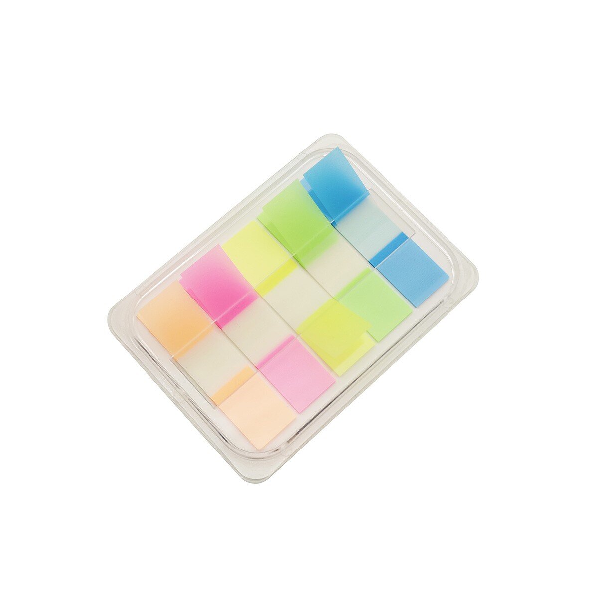Banderitas Nextep Ne-051 Mini Neon 5 Colores 10 Estuches Con 100 Piezas Cada Uno