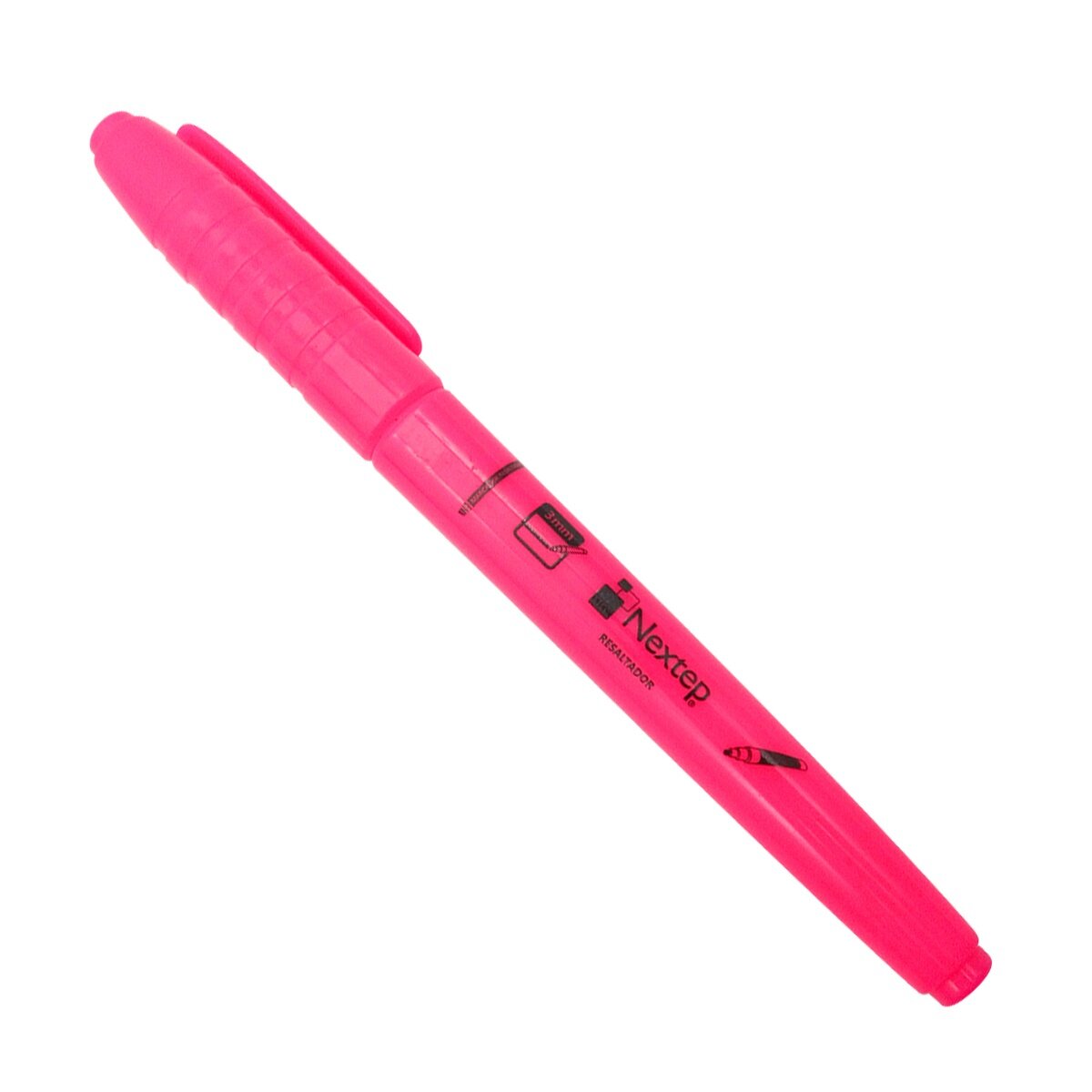 Marca Texto Nextep Ne-084R Tipo Pluma Tinta Rosa 12 Piezas