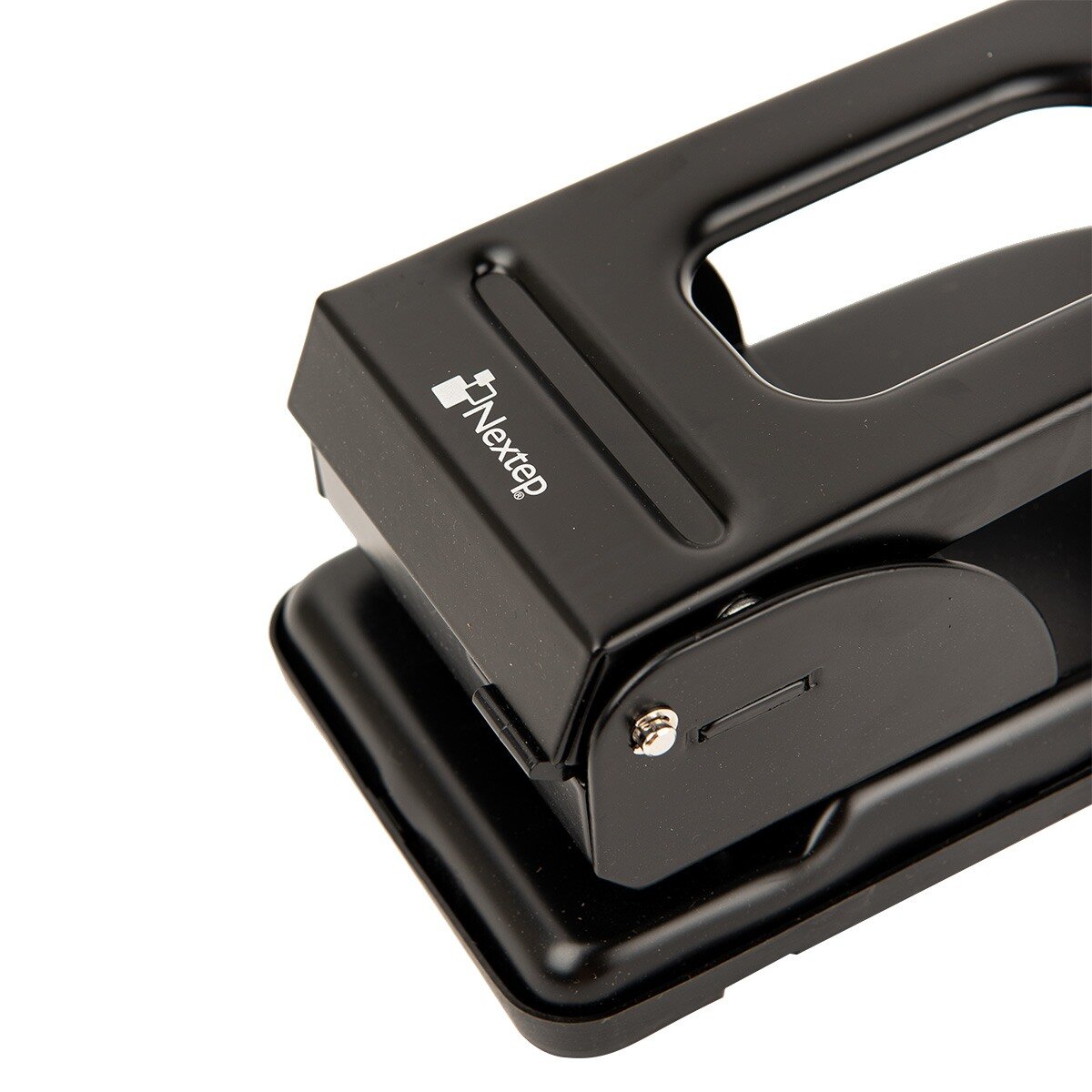 Perforadora Nextep Uso Rudo 2 Orificios 8Cm Hasta 60 Hojas Color Negro