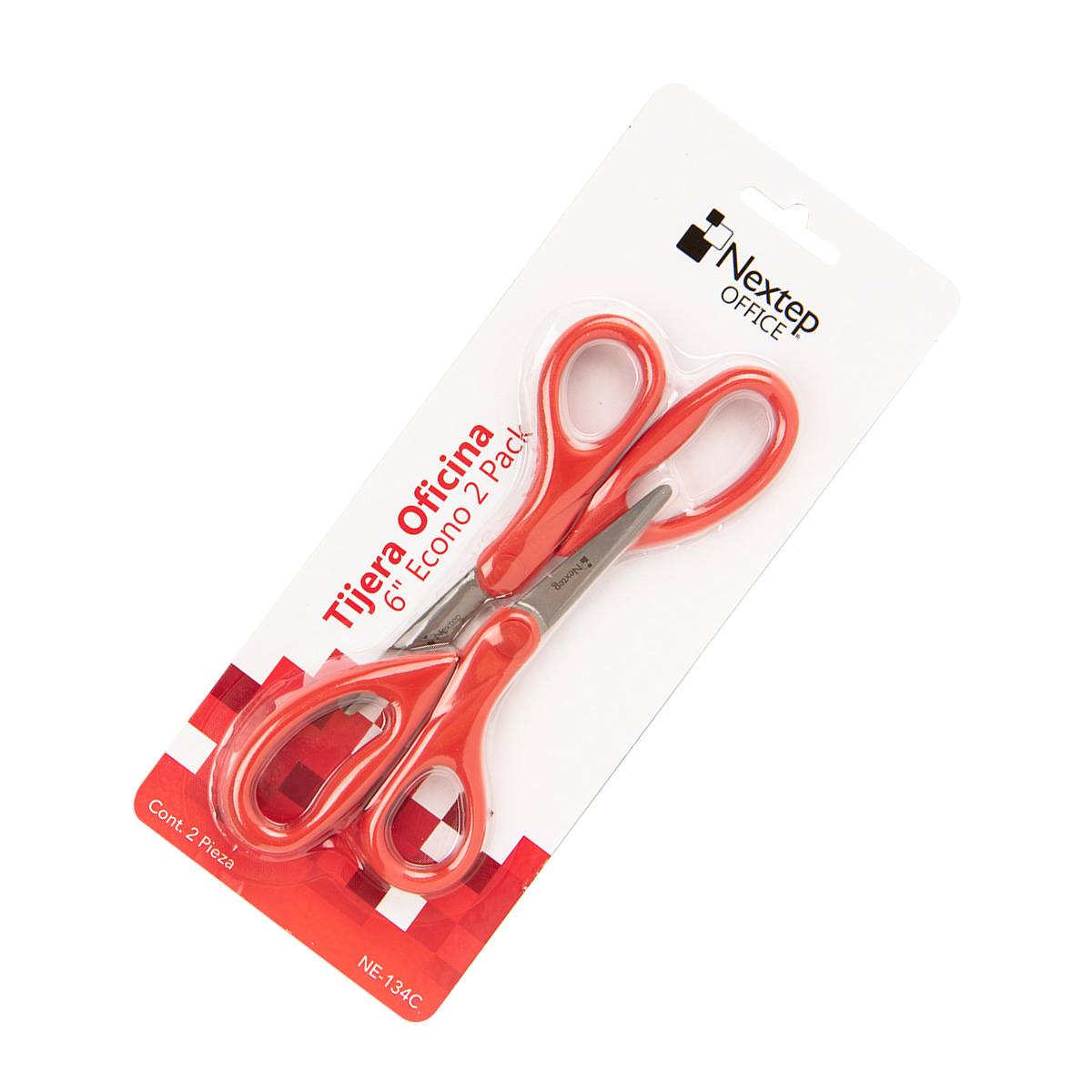 Tijeras Para Oficina Nextep 6" Econonomica Blister C/2