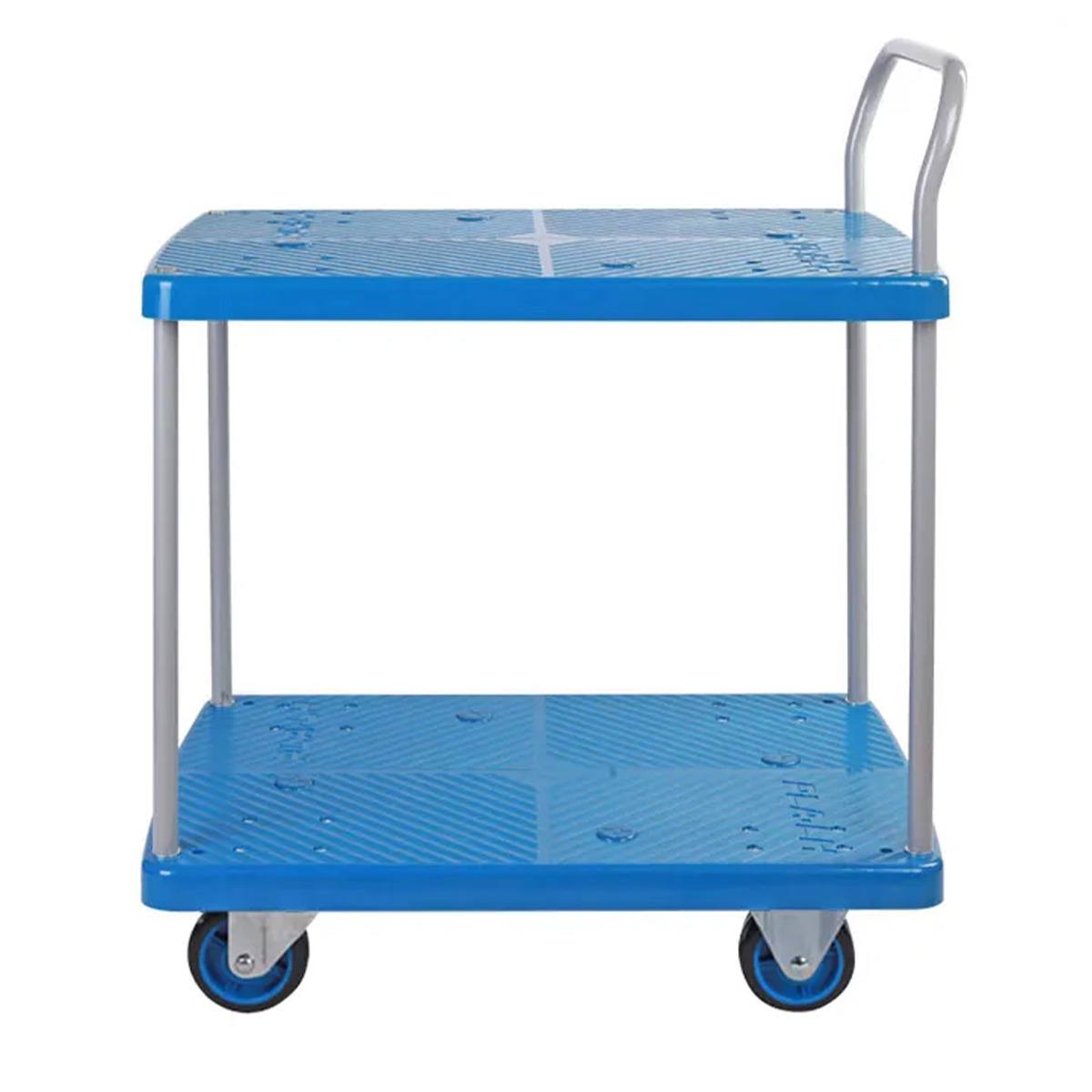 Carro Plataforma De Carga Nextep Ne-602 2 Niveles Capacidad 150 Kg