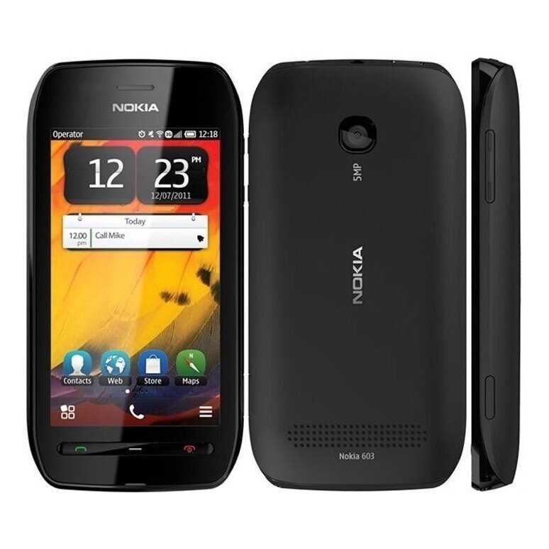 Celular Nokia 3-G 603 Negro/Azul