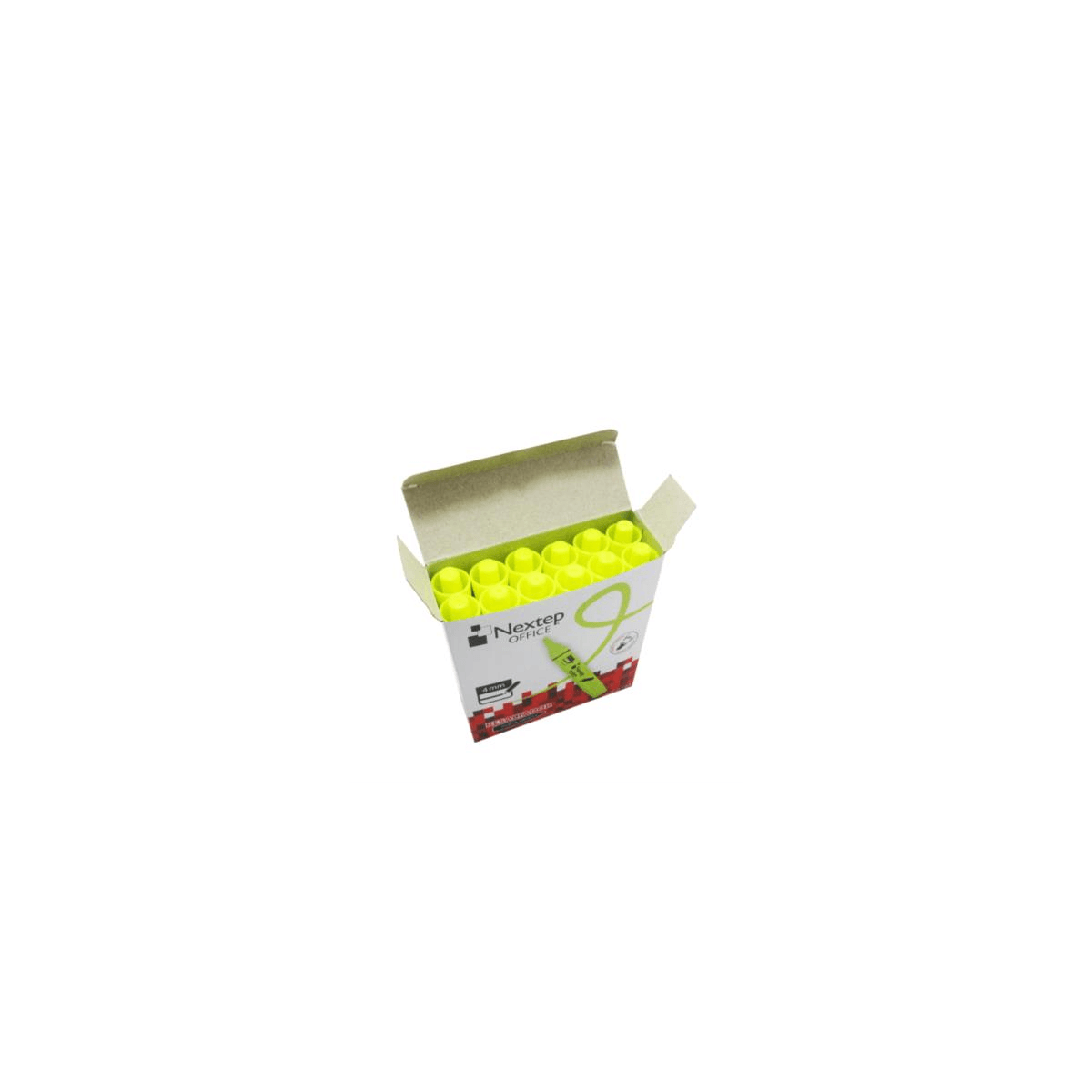 Bundle Resaltador Nextep Ne-079A B Amarillo 12 Piezas