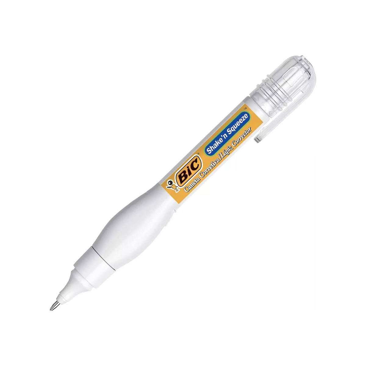 Pluma Bic Correctora Sscpst-12 Shaken Squezze Paq C/12