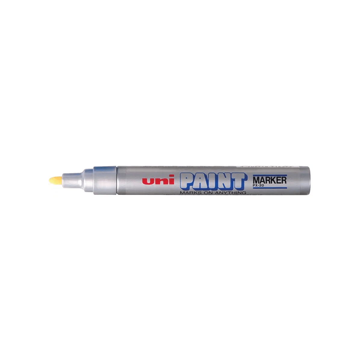Marcador Azor Px-20 Uniball Paint Color Plata Paq C/12 Pzas