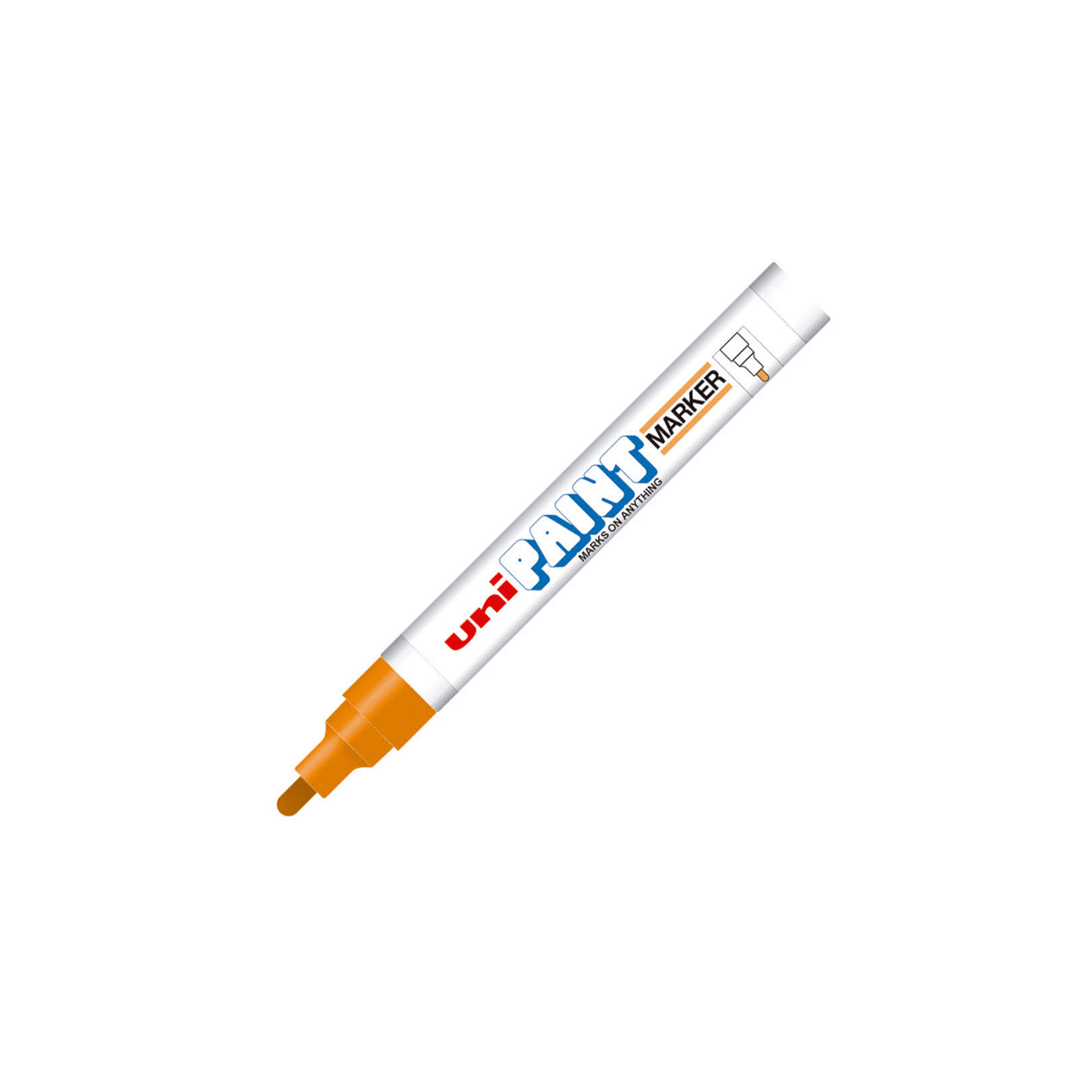 Marcador Azor Px-20 Uniball Paint Color Naranja C/12 Pzas