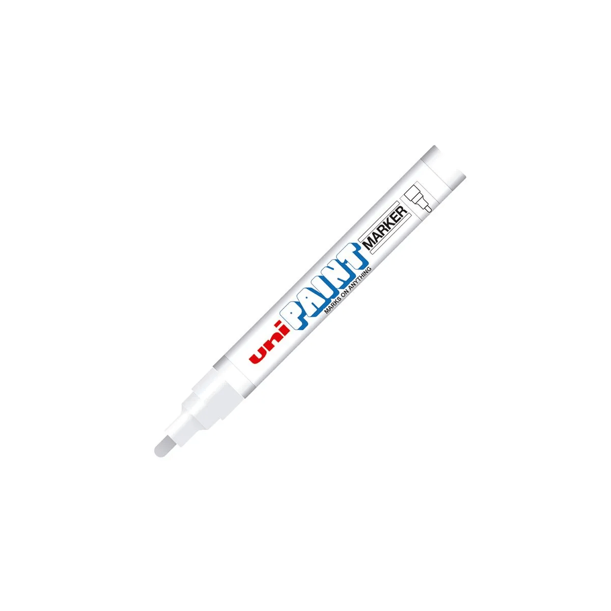 Marcador Azor Px-20 Uniball Paint Color Blanco C/12 Pzas