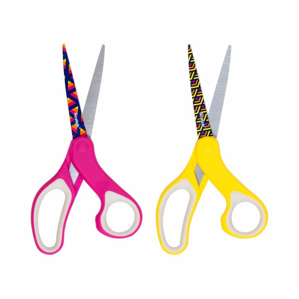 Tijera 3M Scotch 8" 1428-Pob Multipropositos Con Disea±Os