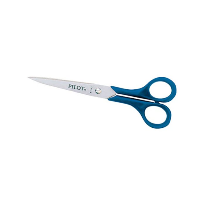 Tijera Pilot Escolar Costura Papel Inoxidable 7"