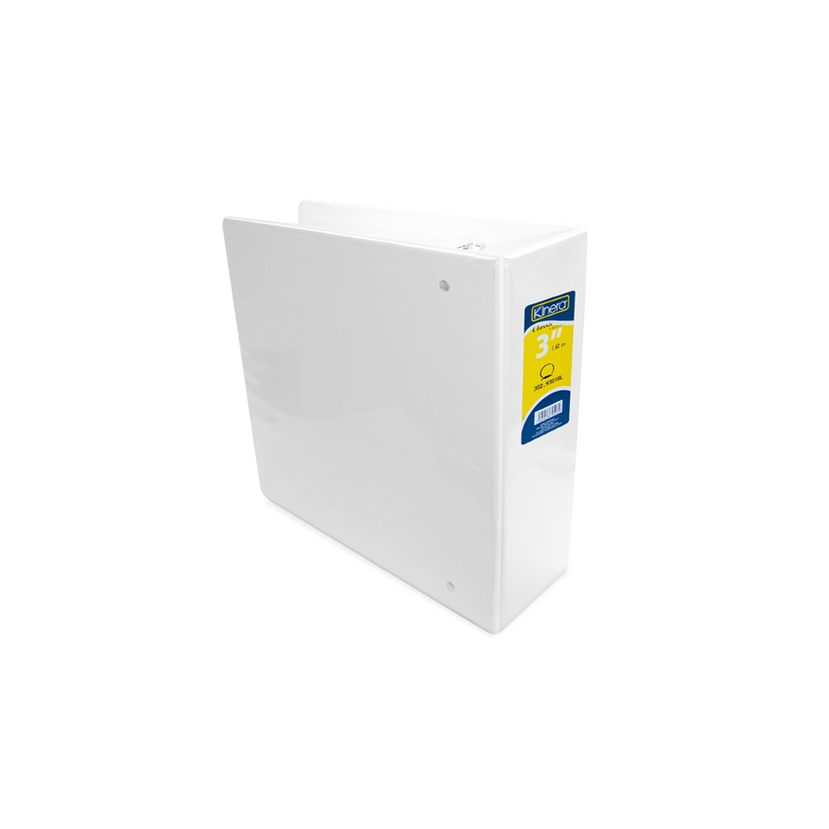 Carpeta Kinera Vinil Aro "O" 3" Color Blanco C/8 Pzas