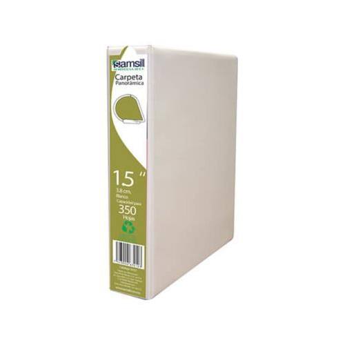 Carpeta Blanca Samsill 1 1/2" "D" Caja C/12