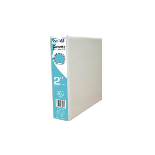 Carpeta Vinil Samsill "O" Bca 2" P/400Hjs Paq C/12