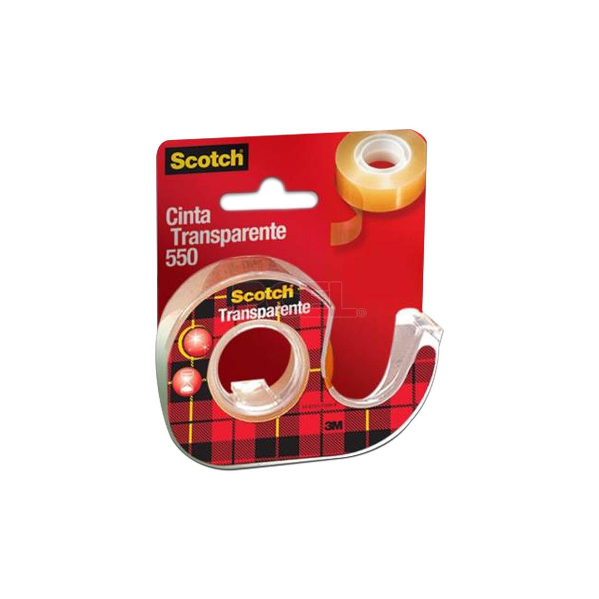 Cinta Scotch 3M 550 0.19X30M Con Despachador