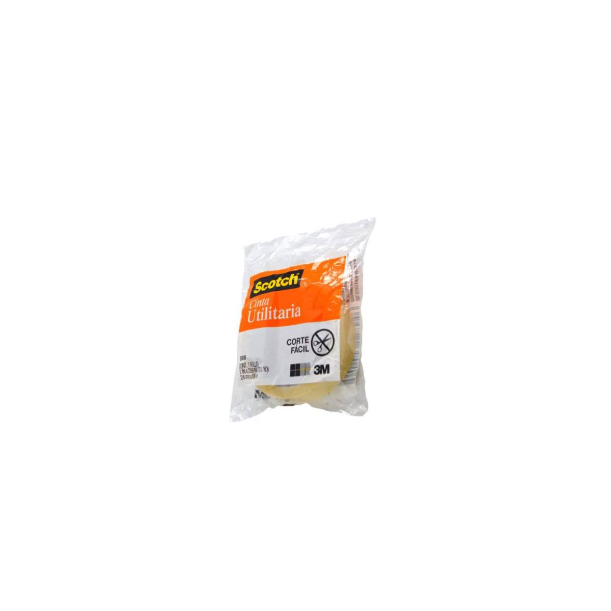 Cinta 3M Scotch 508 En Bolsa 0.024X66M Paquete C/8