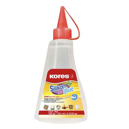 Pegamento Silicon Kores 125 Ml Paq C/12 Articulos Escolar Y Oficina