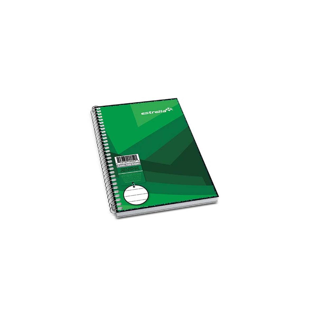 Libreta Estrella 1/8 Espiral Raya 50 Hjs Articulos Escolar Y Oficina