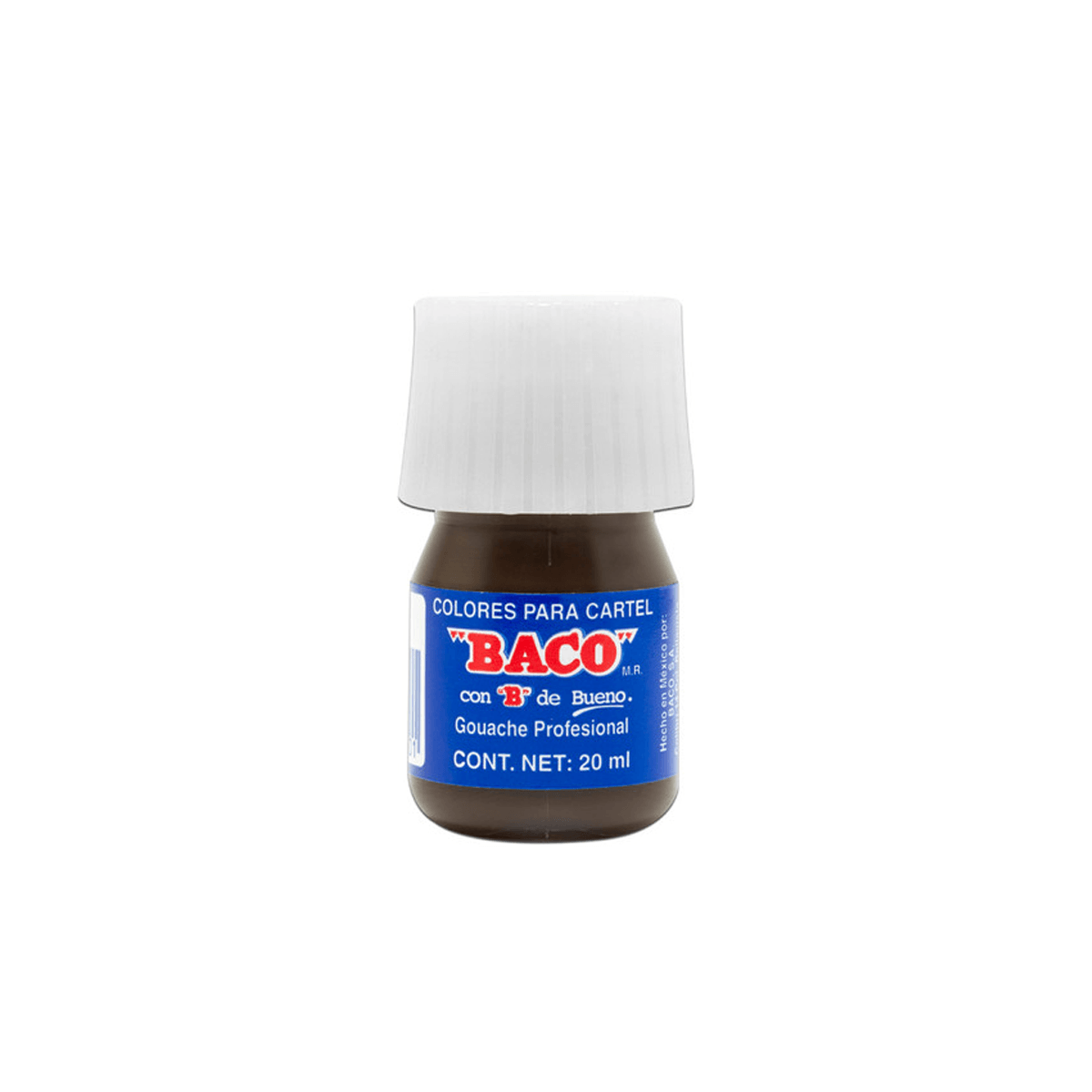 Pintura Baco P/Cartel 20Ml Cafe #57-A Pqte/10