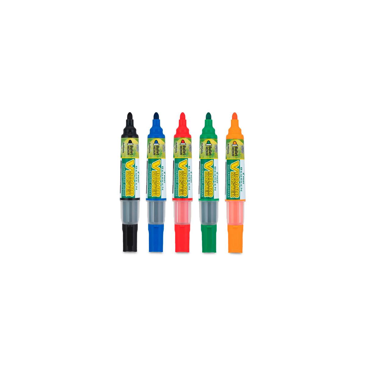 Marcador Pilot P/Pizarron Blanco Con 5 Piezas Surt.