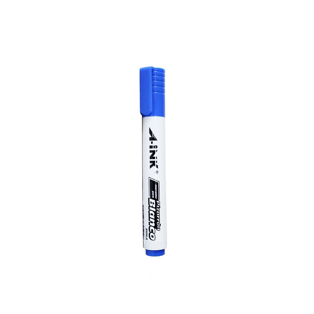 Marcador A-Ink P/Pizarron Azul C/12 Articulos Escolar Y Oficina