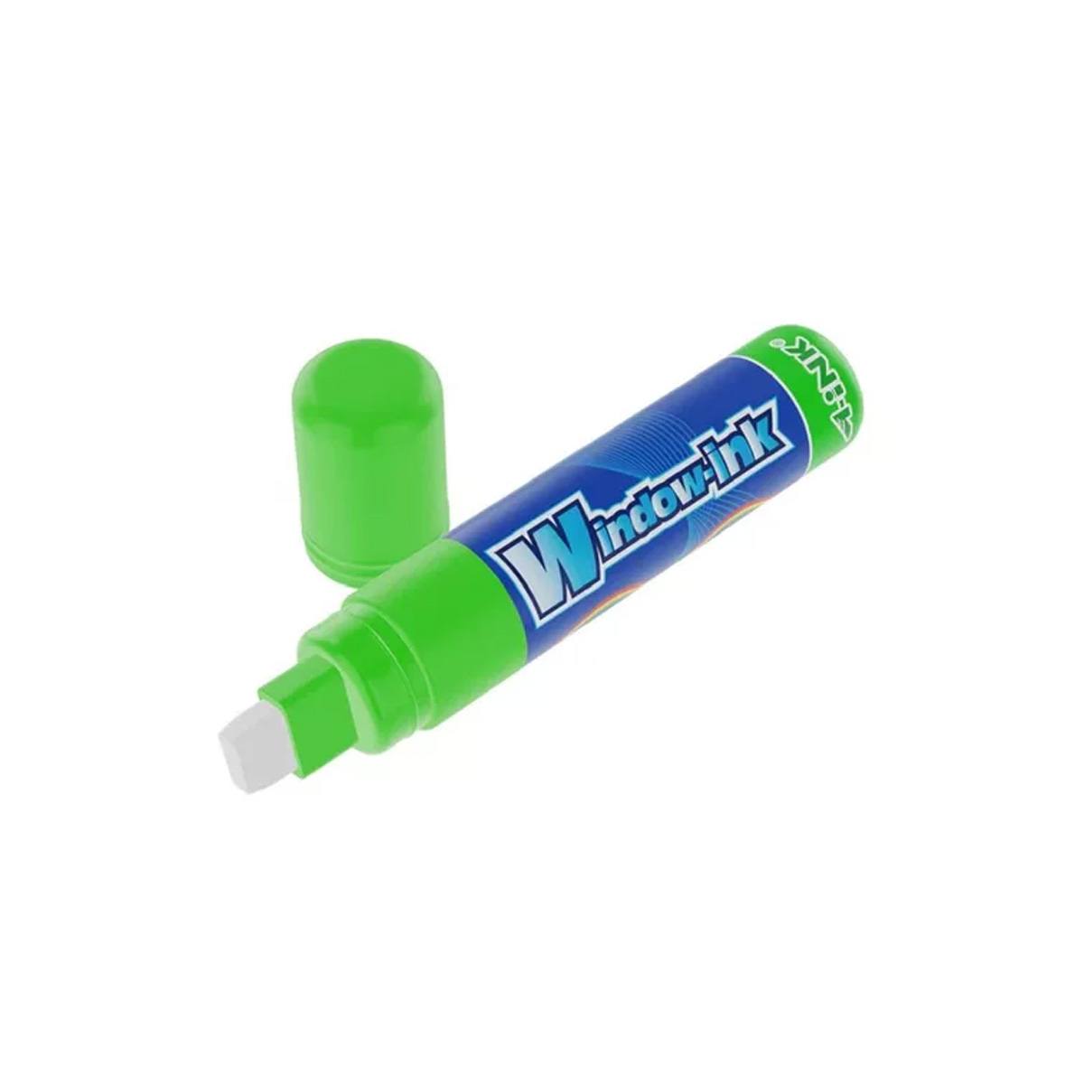 Marcador A-Ink P/Vidrio 15Mm Verde Paq C/12