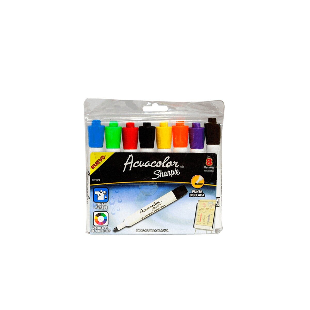 Marcador Berol Base Agua Acuacolor Estuche C/8
