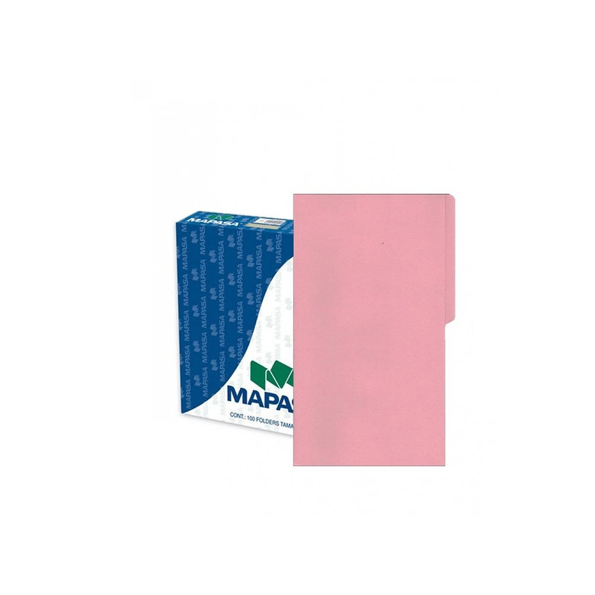 Folders Mapasa Rosa Oficio C/100 Articulos Escolar Y Oficina