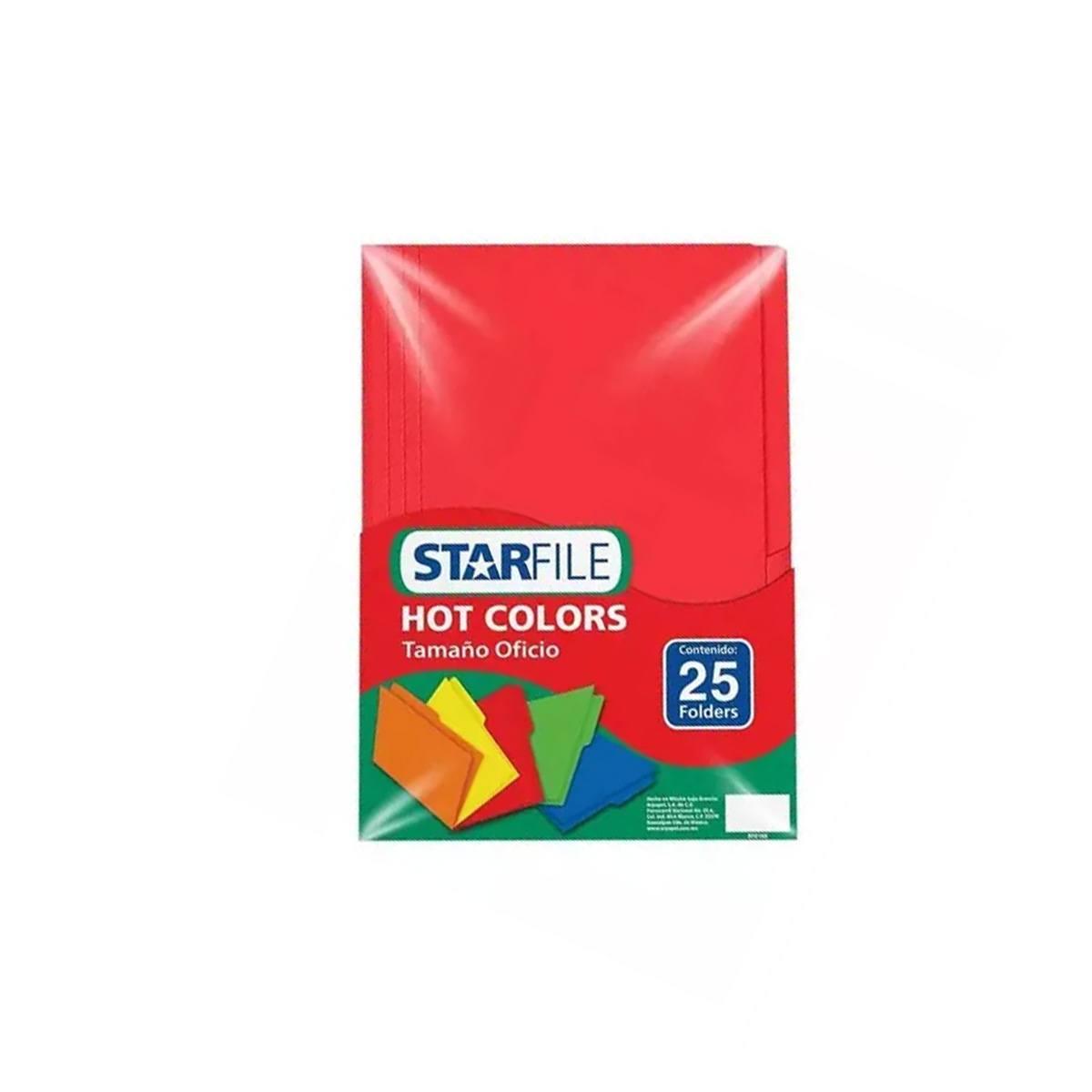 Folders Mapasa Hot Colors Rojo Oficio Articulos Escolar Y Oficina