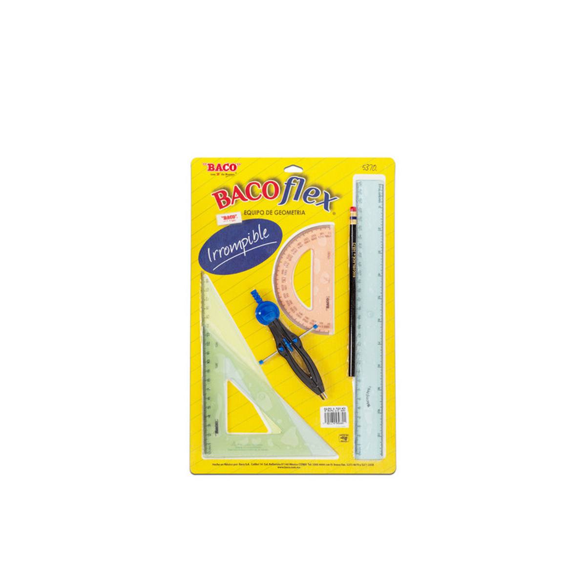 Equipo De Geometria Baco 5070 Flexible C/Compas C-600