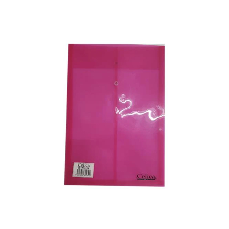 Sobre P/Documentos Celica T/Oficio C/Hilo Rosa C/12 Piezas
