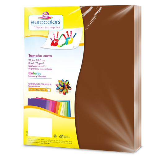 Papel Cortado Eurocolors Carta Cafe C/100