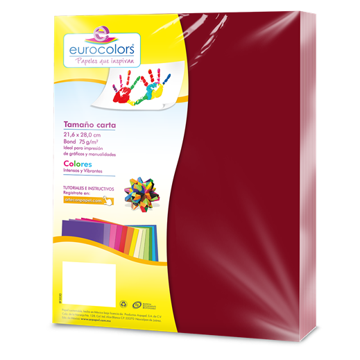 Papel Cortado Eurocolors Carta Vino C/100
