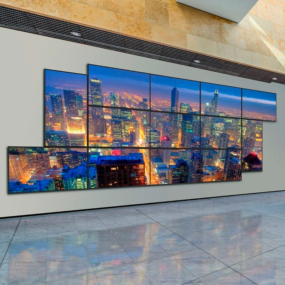 Soporte Peerless De Pared Para Pantallas Universal 46" A 60" Hasta 56.8Kg Negro Ds-Vw775