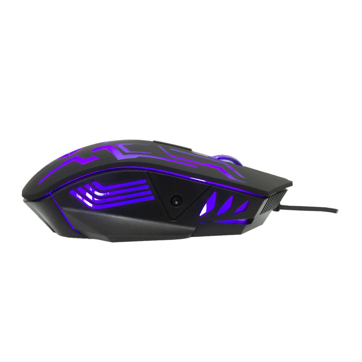 Mouse Vortred Legacy Gamer Alambrico 6 Botones Rgb Rainbow Negro V-930570