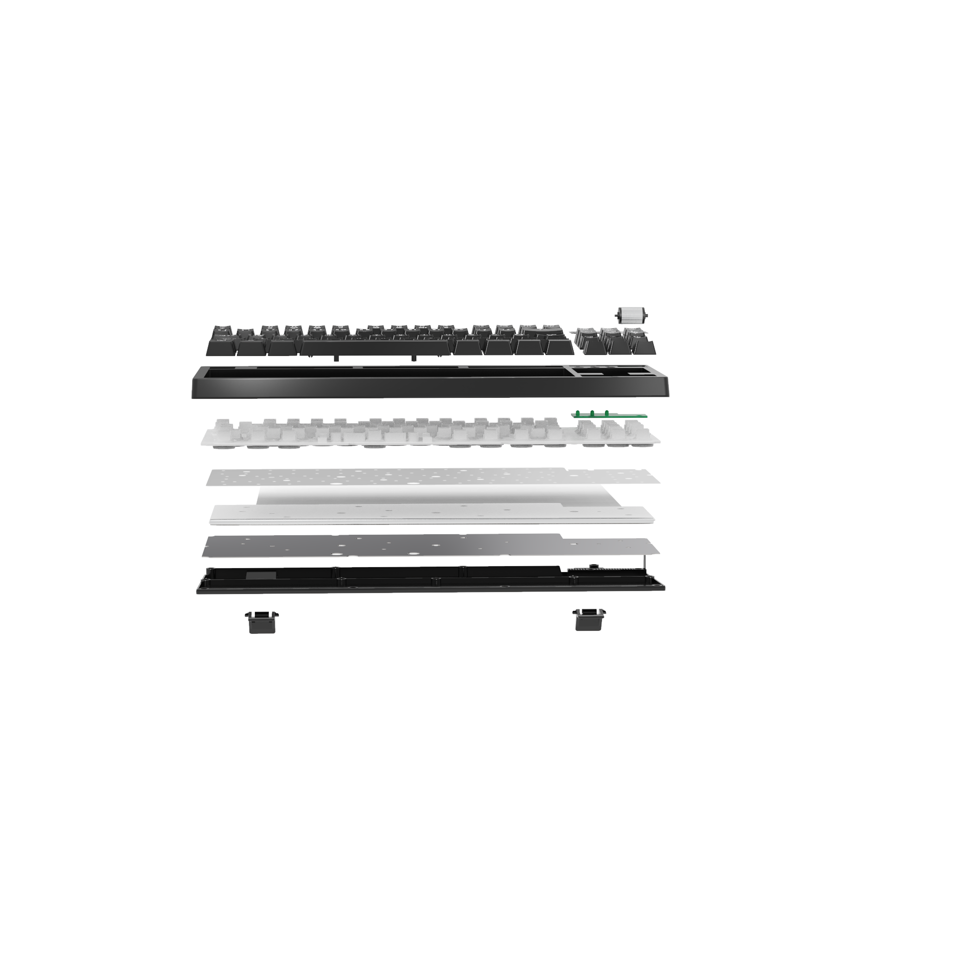 Teclado Gamer De Membrana Vsg Pulsar Negro Rgb Vg-K818